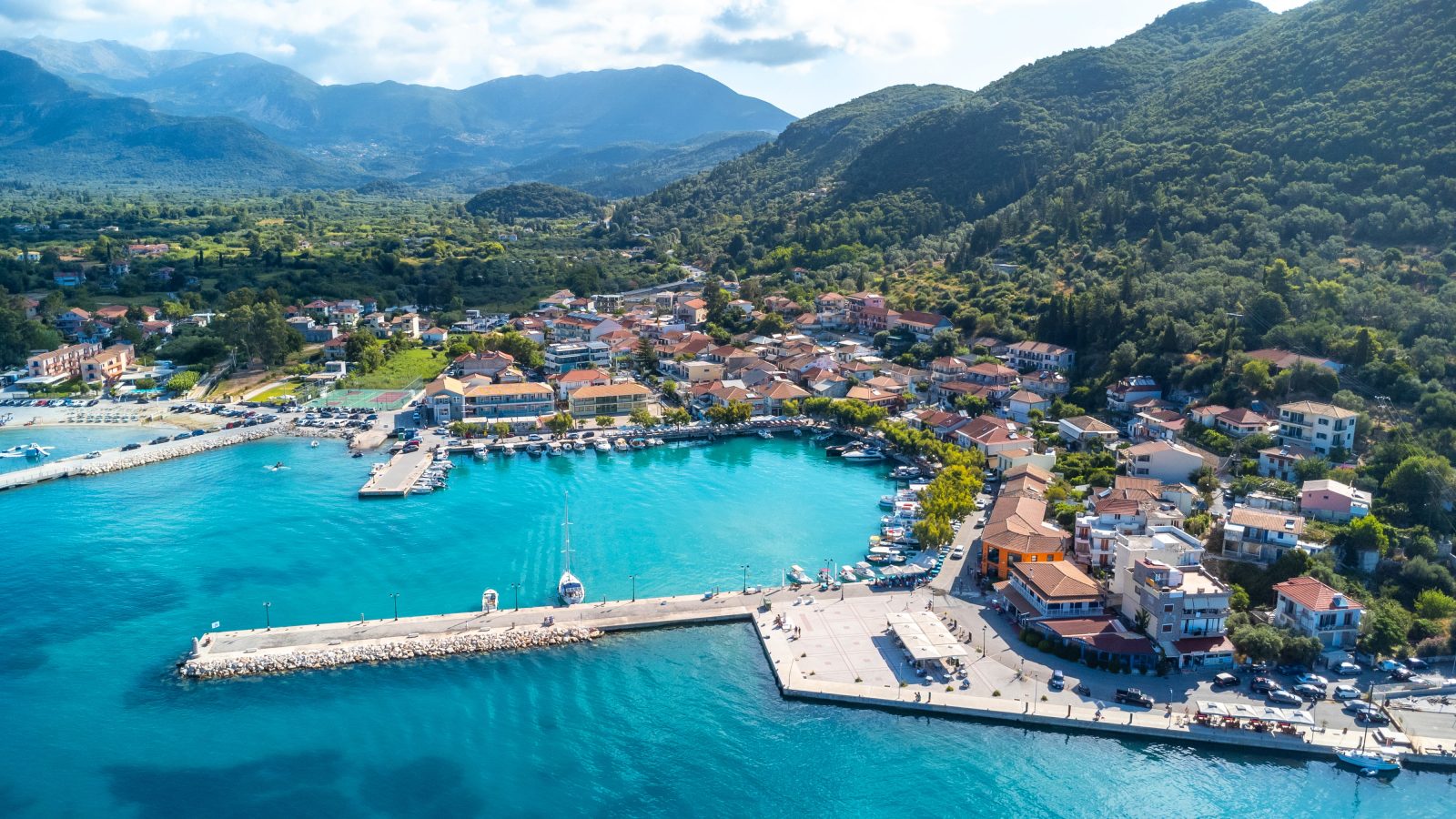 Grad vasiliki i plaža Agiofili na Lefkadi